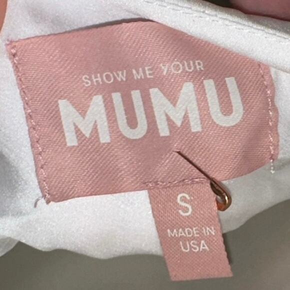 Show Me Your Mumu Ivory Tuscany Maxi Slip Dress Small - Picture 4 of 7